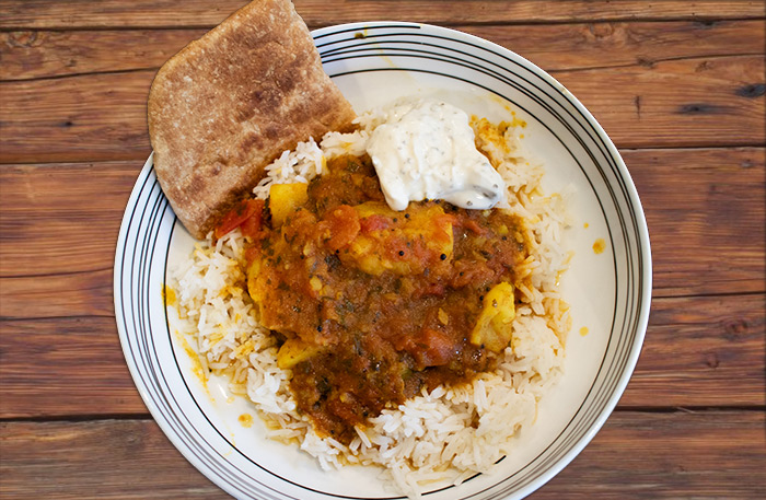 Bombay potato curry (Bombay Bataka)